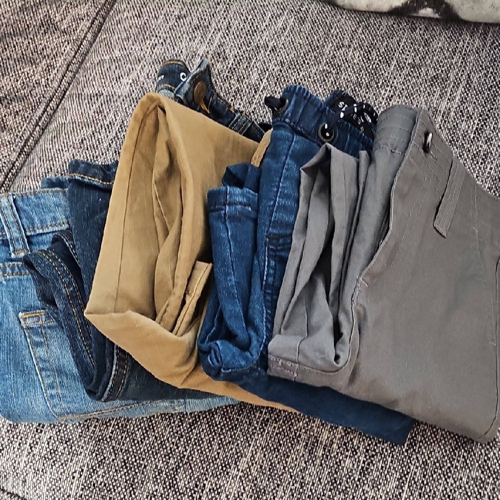Pants Bundle Collection - Blue, Tan, Gray